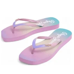 Chanclas Pepe Jeans rave colors rosa degradado