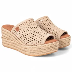 CUñA BAJA YUTE ARENITA PICADO BEIGE POPA