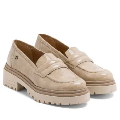 MOCASINES DE PIEL CHAROL TAUPE FAYE PORRONET