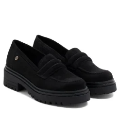 MOCASINES DE PIEL NEGROS FEBE PORRONET
