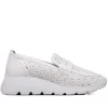 Mocasín Amarpies blancos con cuña