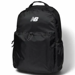 Mochila New Balance negra con bolsillo delantero unisex