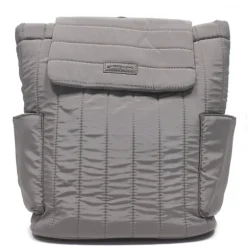 Mochila Querol topo con cierre ajustable y solapa