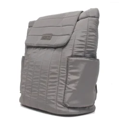 Mochila Querol topo con cierre ajustable y solapa