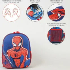 Mochilas Cerda 3D Spiderman con rejilla lateral
