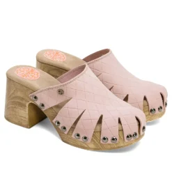 SANDALIA TACON MEDIO ROSA MALLA PORRONET