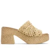 SANDALIA TACON TEXTIL NATURAL JUDITH PORRONET