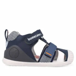 sandalias Biomecanics 252117 en tonos azules con doble cierre de velcro