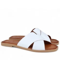 SANDALIAS BLANCAS DE MUJER W&F TALIA 02-2562 W A5 WALK AND FLY