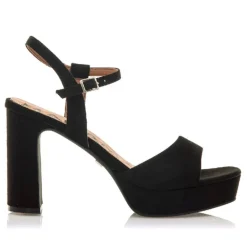 SANDALIAS DE MUJER MARIAMARE ROSETA NEGRO 68529 60464