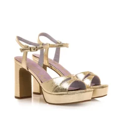 SANDALIAS DE MUJER MARIAMARE ROSETA ORO 68532 60469