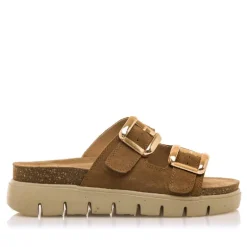 SANDALIAS DE MUJER MUSTANG LION MARRON 54160 60338