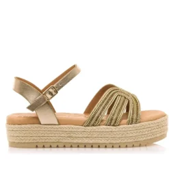 SANDALIAS DE MUJER MUSTANG AMELIE ORO 54501 59624
