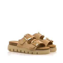 SANDALIAS DE MUJER MUSTANG LION BEIGE 54160 60337