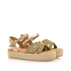 SANDALIAS DE MUJER MUSTANG AMELIE ORO 54501 59624