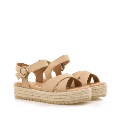 SANDALIAS DE MUJER MUSTANG AMELIE BEIGE 53358 60277