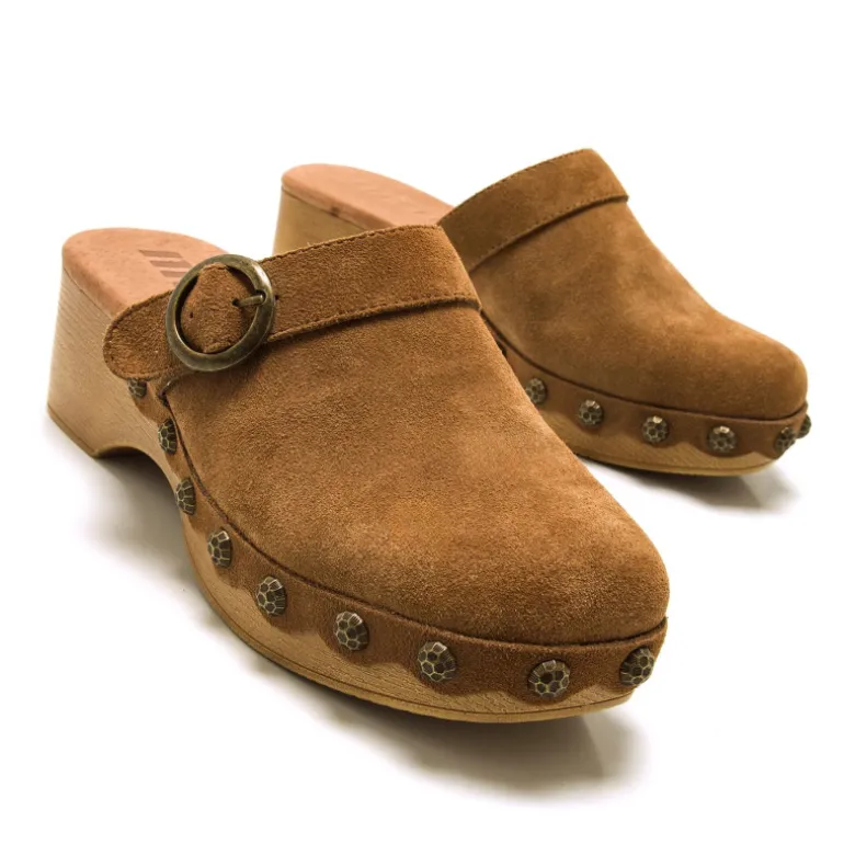 SANDALIAS DE MUJER MUSTANG ELOIS MARRON 59634 60385