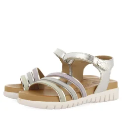 sandalias Gioseppo con vivos metalizados araure