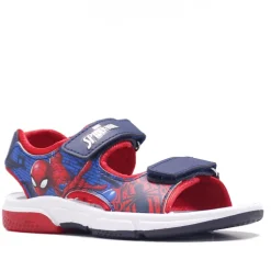 sandalias Leomil de Marvel con Velcro - Diseño de Spiderman con luces