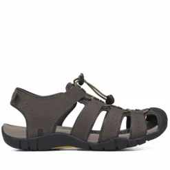 Sandalias Lobo portsea cerradas marrones tipo cangrejera