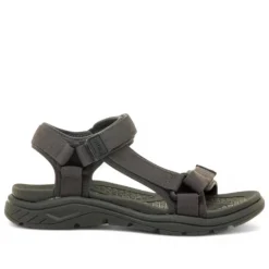 Sandalias planas Mustang tornado negras estilo trekking