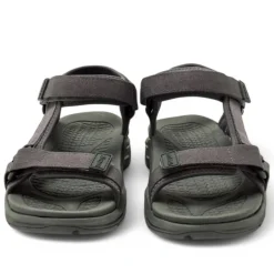 Sandalias planas Mustang tornado negras estilo trekking