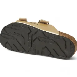 Sandalias planas Pepe Jeans golden con doble hebilla estilo bio