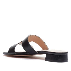 Sandalias planas Redlove zetta negras de pala