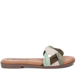 Sandalias planas Refresh 170742 en tonos verdes