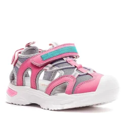 sandalias QUETS! fucsias con rosa