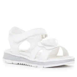 sandalias tira delantera ancha con detalle de corazón