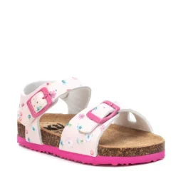 sandalias Xti 057927 con doble hebilla y florecitas