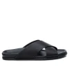 Sandalias Xti negras cruzadas con tiras anchas