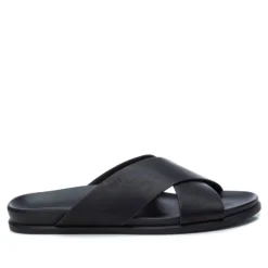 Sandalias Xti negras cruzadas con tiras anchas
