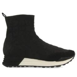 Zapatillas altas Gioseppo tipo calcetín negras holev