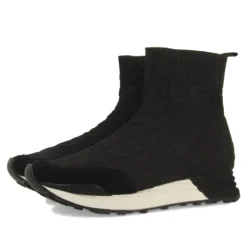 Zapatillas altas Gioseppo tipo calcetín negras holev