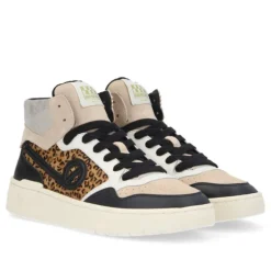 Zapatillas altas No Name kelly mid w leopard/nude/black