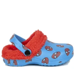 Zapatillas casa Cerda estilo zueco de Spiderman con boreguillo