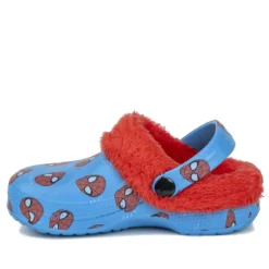 Zapatillas casa Cerda estilo zueco de Spiderman con boreguillo