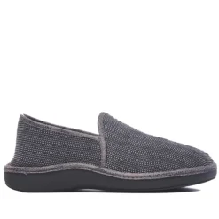 Zapatillas casa SALVI grises de hombre cerradas por detrás