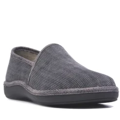 Zapatillas casa SALVI grises de hombre cerradas por detrás