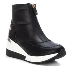 Zapatillas cuña Xti 141926 acolchada con cremallera delantera