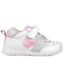 ZAPATILLAS DEPORTE BIOMECANICS DE NIñA BLACO Y ROSA 252121F