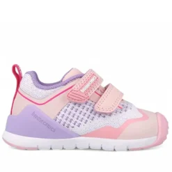 ZAPATILLAS DEPORTE BIOMECANICS DE NIñA BLANCO Y ROSA 252131B