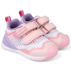 ZAPATILLAS DEPORTE BIOMECANICS DE NIñA BLANCO Y ROSA 252131B
