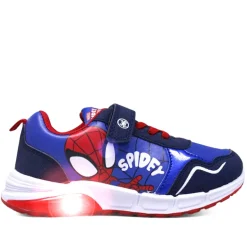 Zapatillas deporte Cerda azules y rojas de Spidey con cordón elástico y velcro