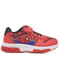 Zapatillas deporte Cerda con luces de spiderman con detalles de telarañas