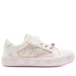 Zapatillas deporte Conguitos blancas con glitter y cuentas y de colores