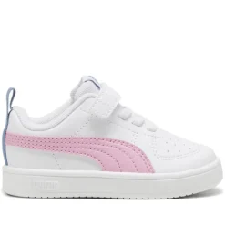 Zapatillas deporte Puma Rickie AC con logo en rosas infantiles