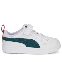 Zapatillas deporte Puma Rickie AC con logo en verde infantiles